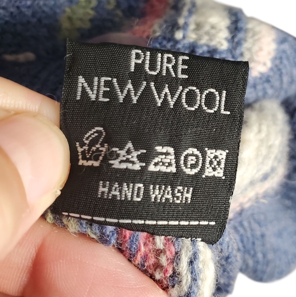 Glencraig Of Scotland Floral Knit Cardigan Sweater. 100% Wool. SMALL. #0170 - Picture 5 of 10